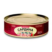 Сардина атлантична в т/с 240 гр/24шт/ящ в ж/б №3 "ТМ Даринка" 